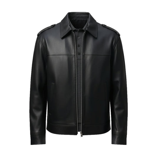 Spectrum leather jacket