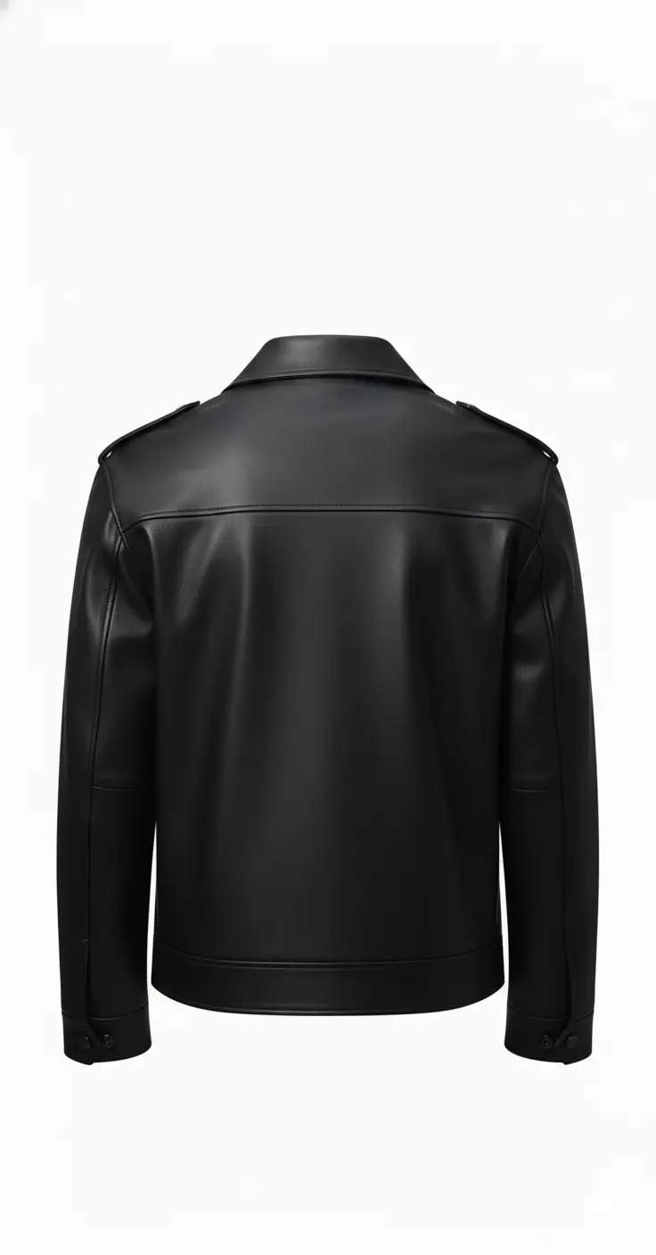 Classic spectrum Leather jacket - Image 3